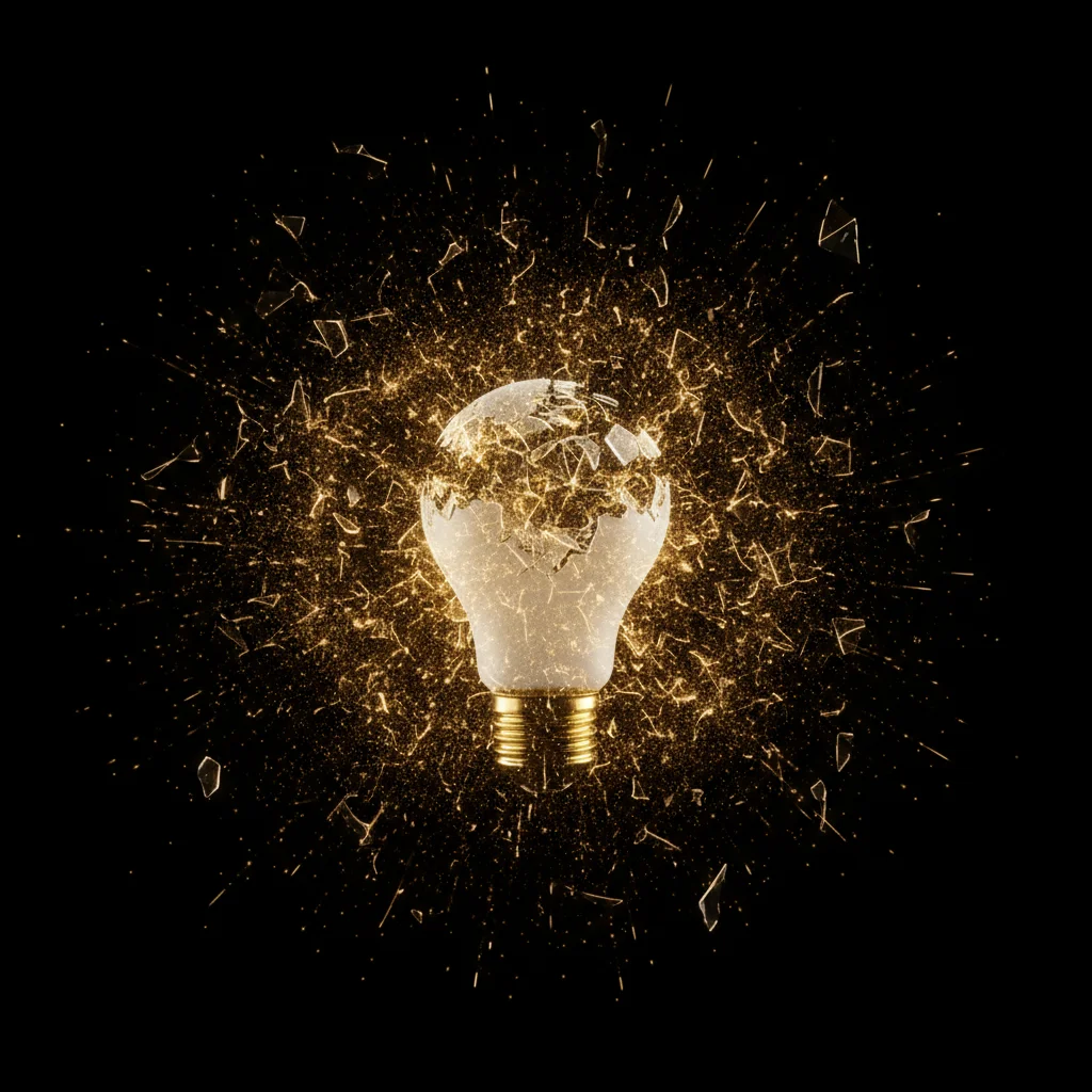 Uma imagem profissional e moderna em proporção 16:9, com cores vibrantes e um toque futurista. No centro, um grupo diversificado de empresários e gestores brasileiros (homens e mulheres de diferentes etnias, idades 30-50) interagindo com tablets e laptops