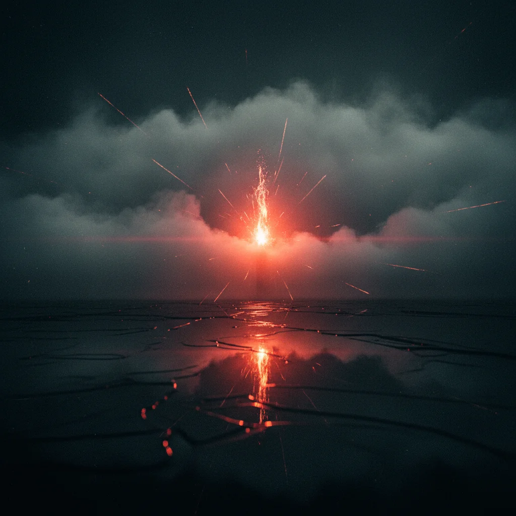 Uma imagem que transmita urgência e futurismo no contexto empresarial brasileiro. Represente uma mão humana e uma mão robótica (digital, com linhas azuis de IA) apertando-se sobre um tablet ou tela de projeção que exibe fluxogramas de automação complexos 