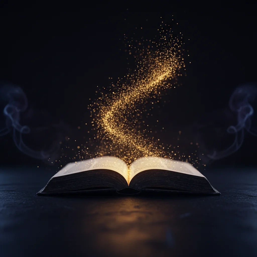 Uma imagem conceitual em estilo fotográfico profissional. No centro, uma mão humana e uma mão robótica (com luzes sutis de IA) se encontram sobre uma interface de tablet que ex